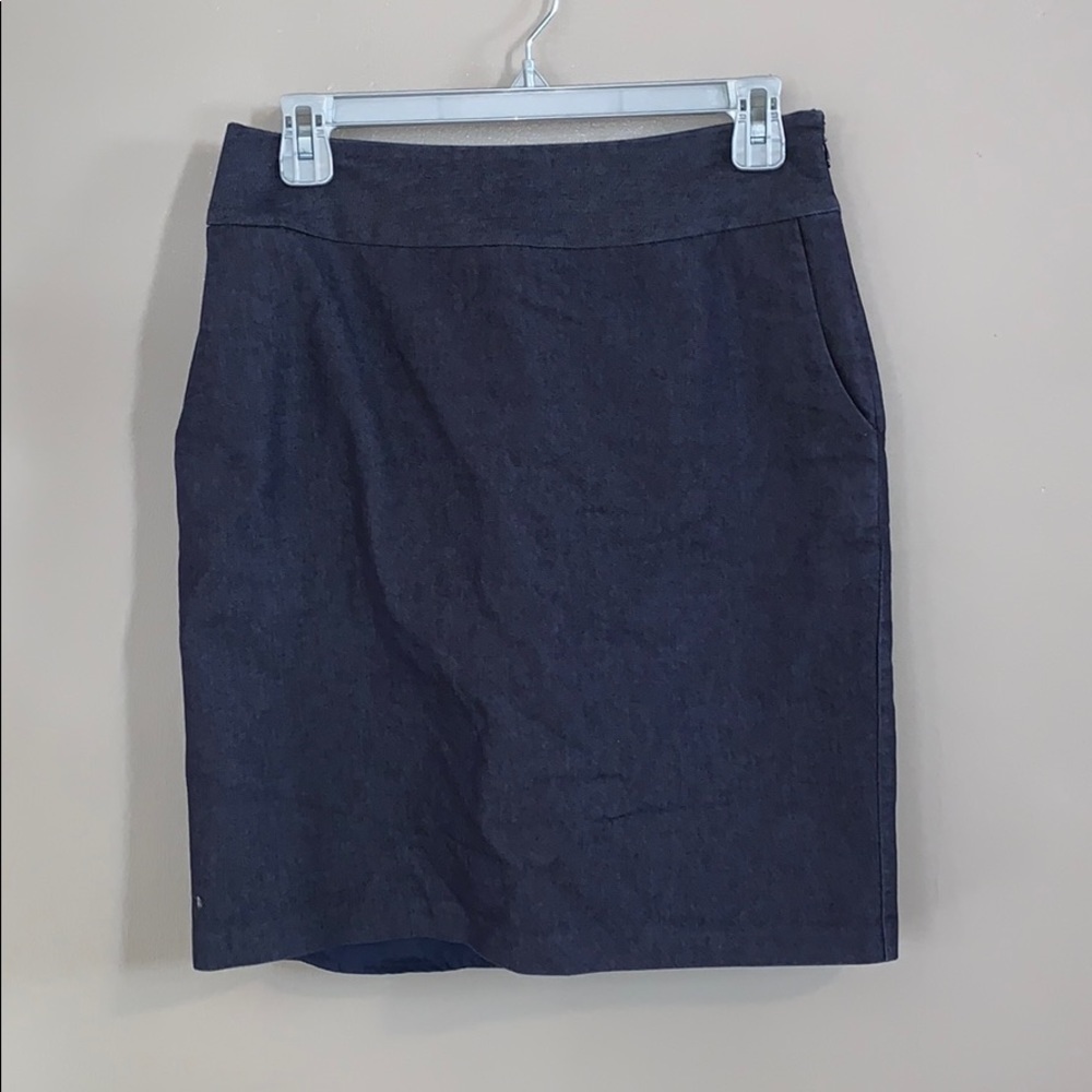 Merona dressy denim skirt